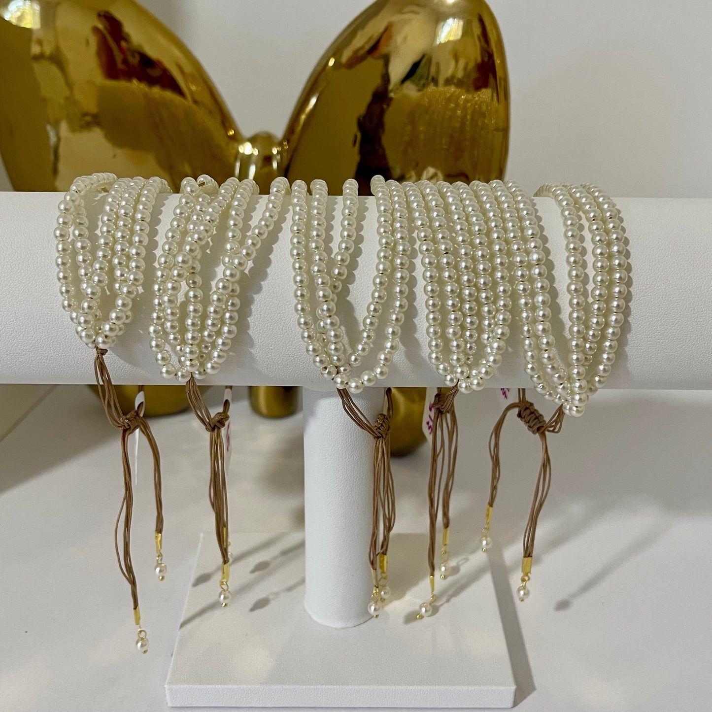 Multiple Pearl Bracelet