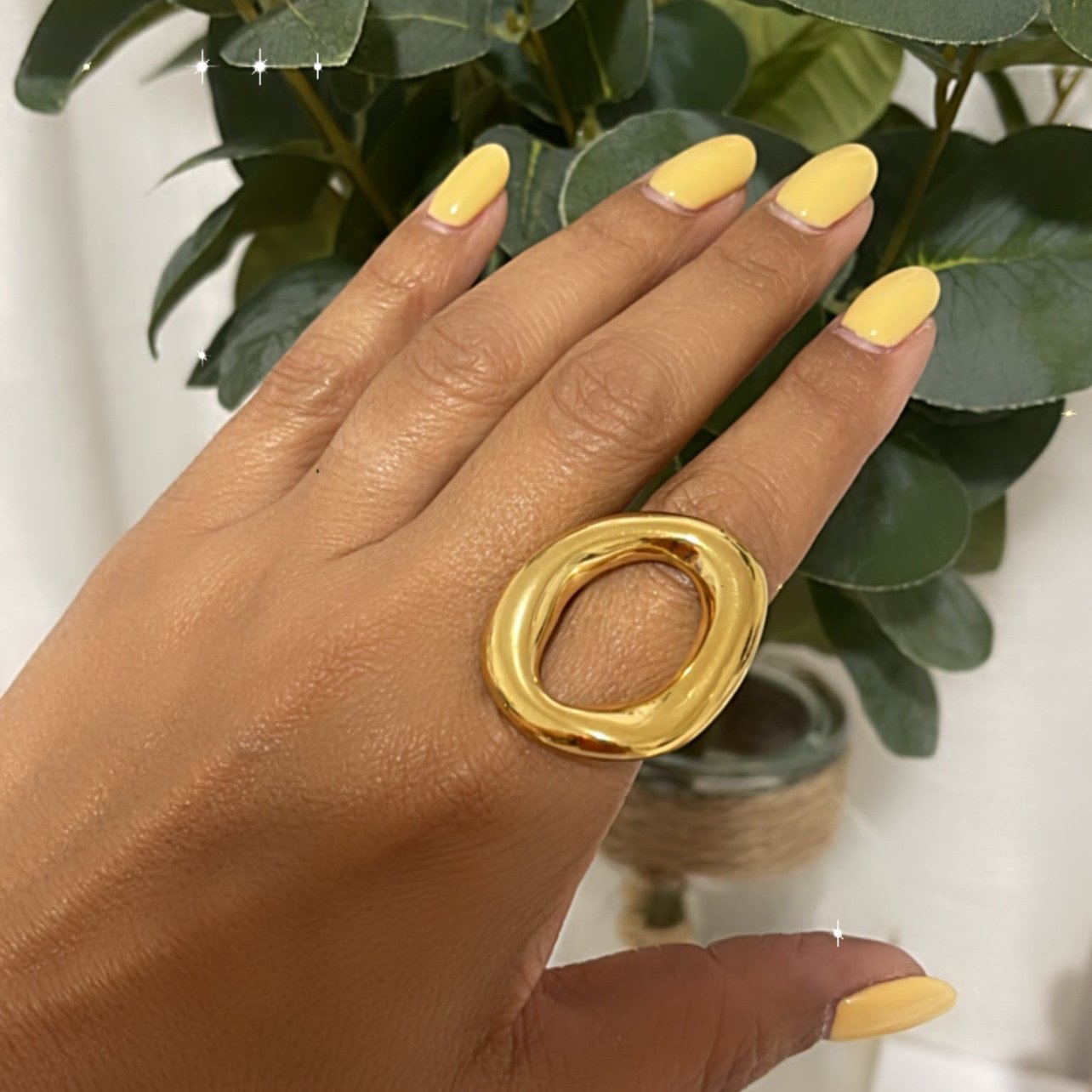 Oval Chunky Ring