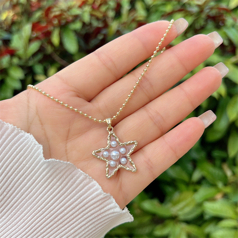 Pearl Star Necklace