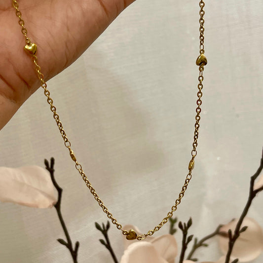 Flat Heart Necklace