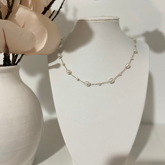 Multiple Pearl Necklace